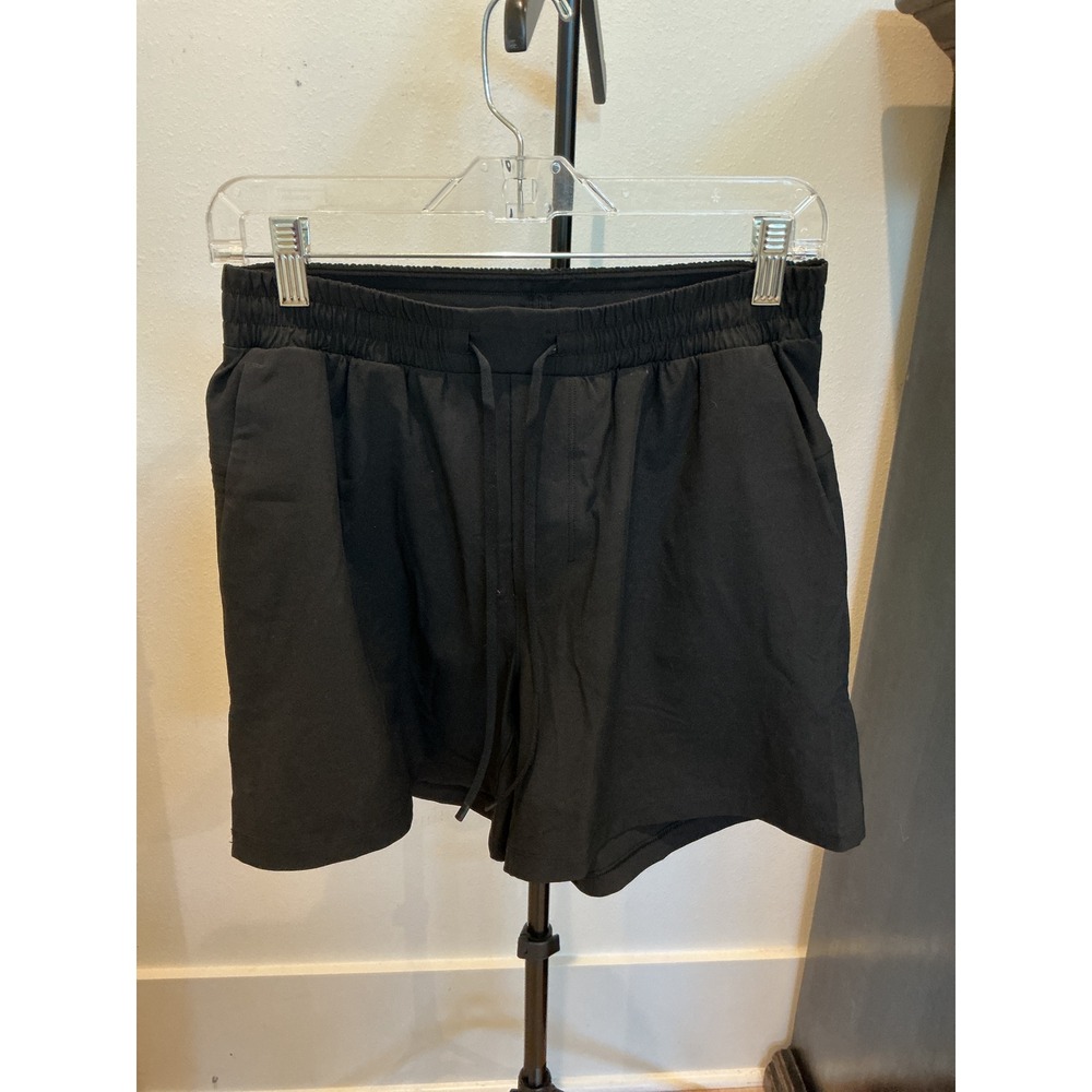 Lululemon Pace Breaker Lined Shorts 5 Black Mens Small UM7AWXS Gym Running